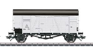 Märklin 48834-01 und 48834-02 Geschlossene Güterwagen, ein DSB-Wagen und ein Dansk Andels Trout Export-Wagen